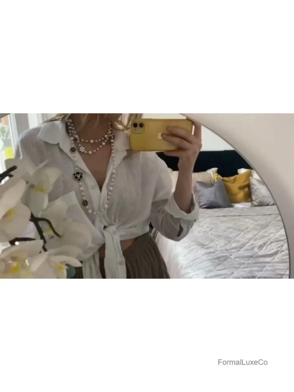 Vintage Layered Faux Pearl Necklace for Women - 37